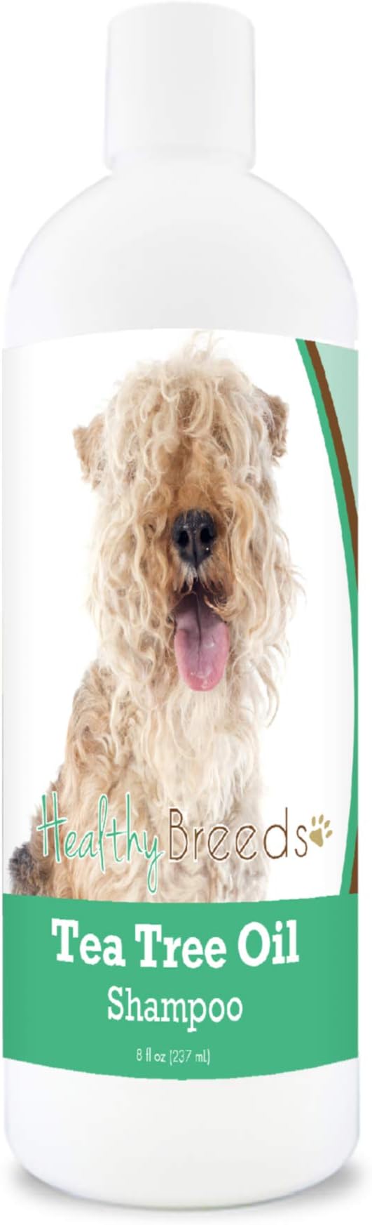 Healthy Breeds Lakeland Terrier Tea Tree Oil Shampoo – Formulated for Dry, Irritated Skin – Reduce Dandruff – Wintergreen Scent – 8 oz