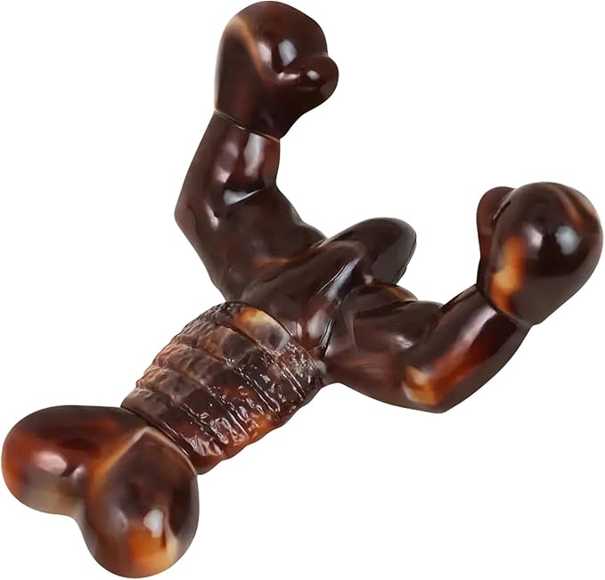 Dog Chew Toys for Aggressive Chewers Almost Indestructible Dog Toys,Bacon Flavor,Tough Dog Bone Toys for Medium/Large Breed Dogs,Best Chew Toys to Keep Them Busy