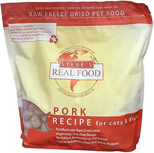 Steve's Real Food Freeze-Dried Raw Nuggets 1.25# (Pork)