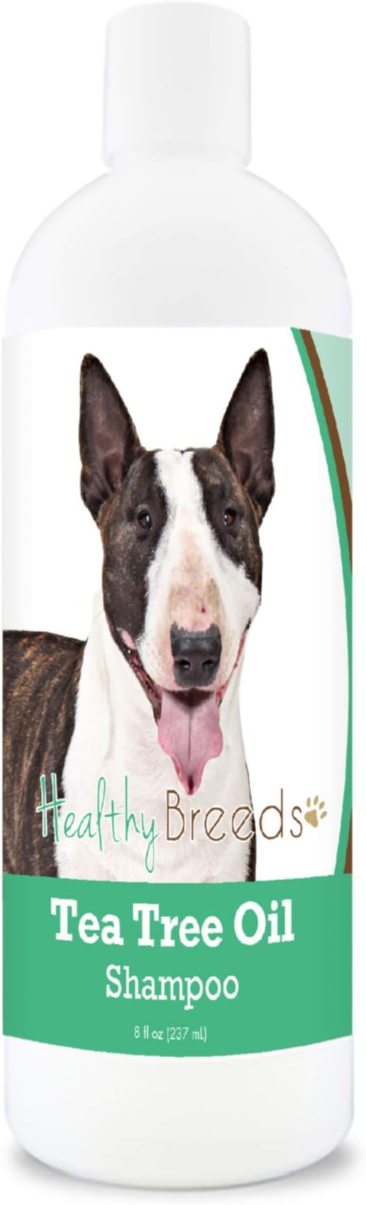 Healthy Breeds Miniature Bull Terrier Tea Tree Oil Shampoo – Formulated for Dry, Irritated Skin – Reduce Dandruff – Wintergreen Scent – 8 oz