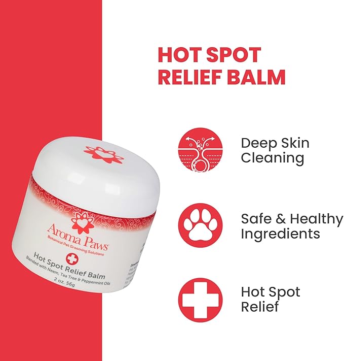 Hot Spot Shampoo & Conditioner 2-in-1 and Hot Spot Relief Balm Kit by Aroma Paws
