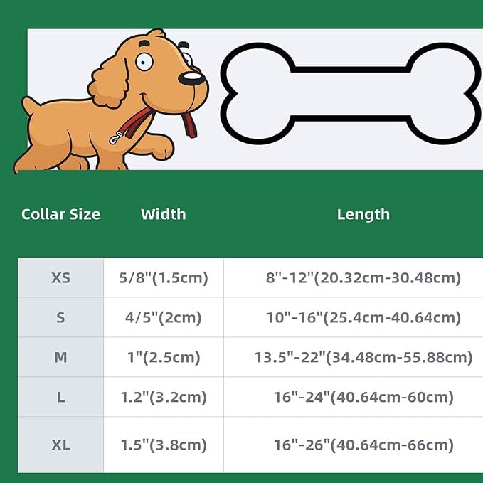 MR. CHUBBYFACE Christmas Plaid Flower Dog Collar for Boy Girl Dogs Adjustable Red Green Dog Collar with Flower for Small Medium Large Dogs