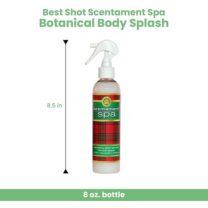 Best Shot Scentament Spa Botanical Body Splash, Harvest Apple, 8 oz