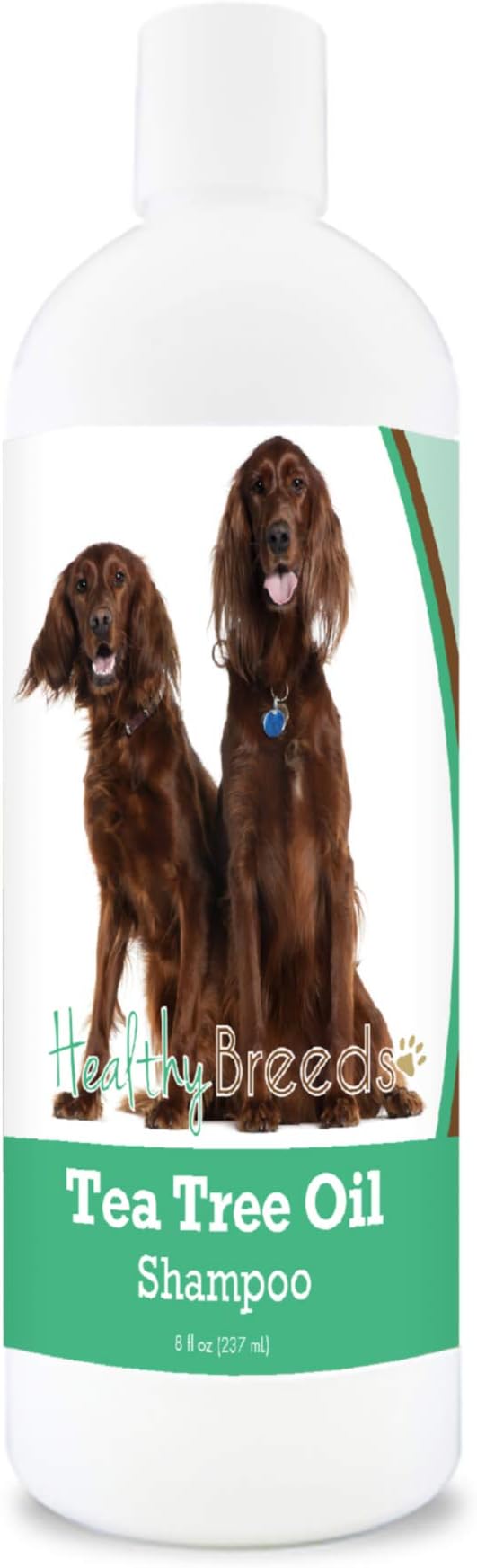 Healthy Breeds Irish Setter Tea Tree Oil Shampoo – Formulated for Dry, Irritated Skin – Reduce Dandruff – Wintergreen Scent – 8 oz