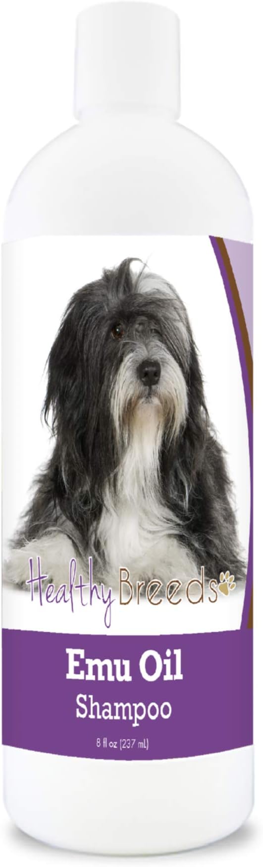 Healthy Breeds Lhasa Apso Emu Oil Shampoo - Gentle Cleanser That Provides Soothing Relief of Inflammation While Restoring Moisture Balance - Fruity Scent - 8 oz
