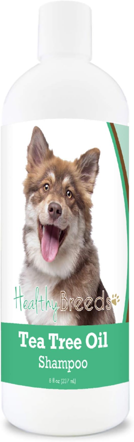 Healthy Breeds Finnish Lapphund Tea Tree Oil Shampoo – Formulated for Dry, Irritated Skin – Reduce Dandruff – Wintergreen Scent – 8 oz