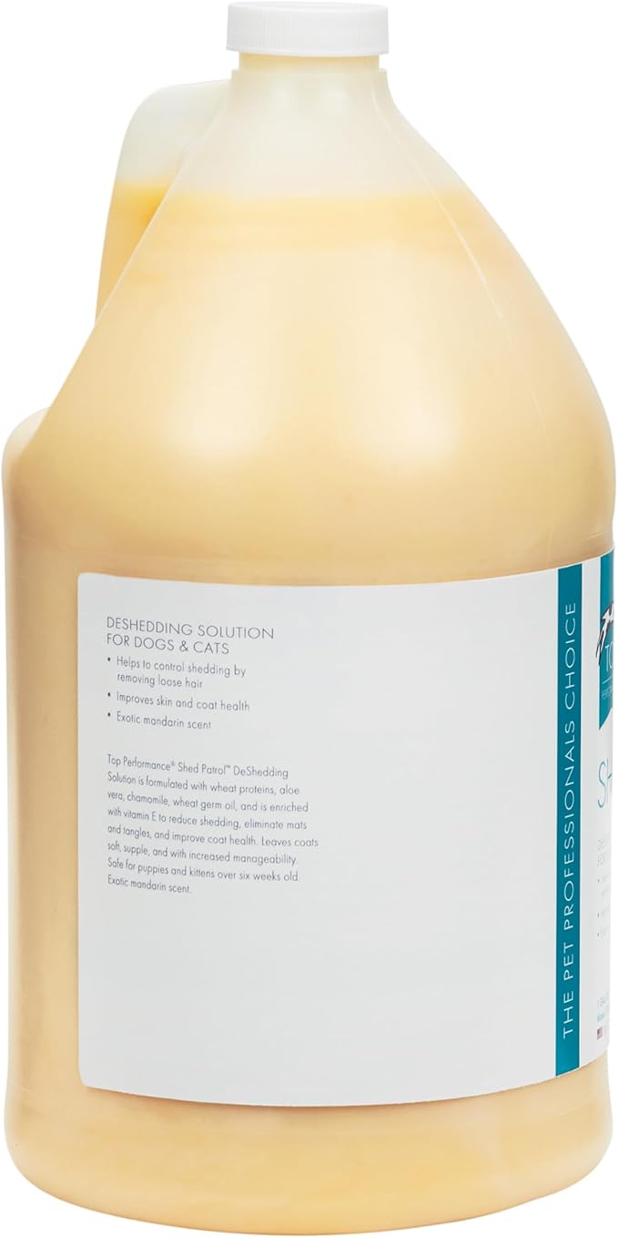 Top Performance Shed Patrol De-Shedding Pet Solution, 1-Gallon