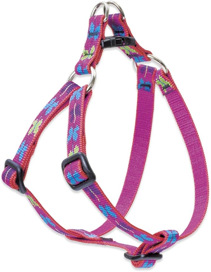 LupinePet Originals 1/2" Wing It 12-18" Step In Harness for Small Dogs
