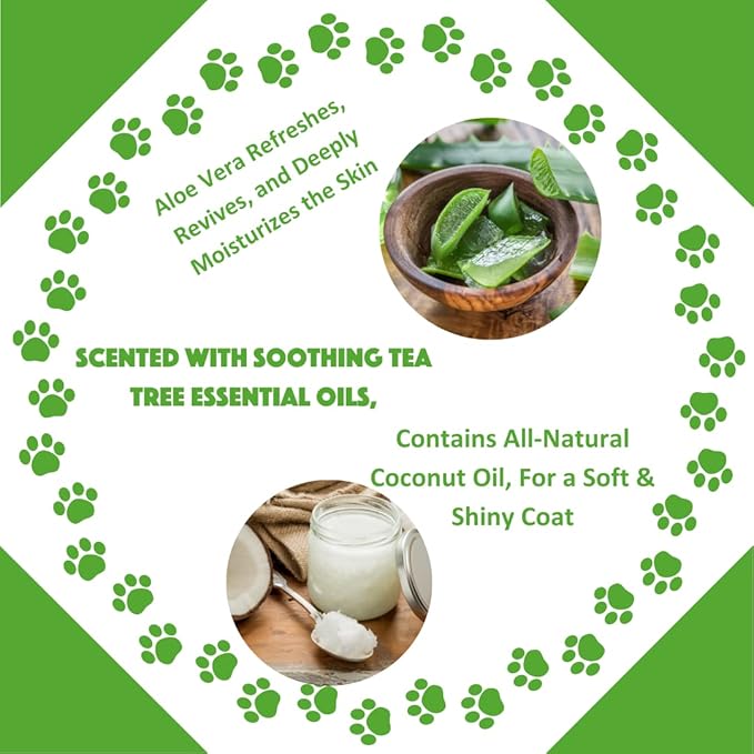 Natural Dog Shampoo, Tea Tree Relief, 17oz