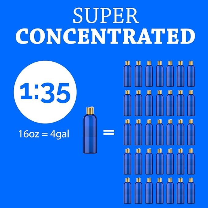 Sensitive Skin Shampoo & Conditioner: 16oz Super Concentrated Hypoallergenic Dog, Cat, Horse Safe. Gentle, no Burning, Puppy Safe Makes 4 gallons When diluted or use Full Strenght