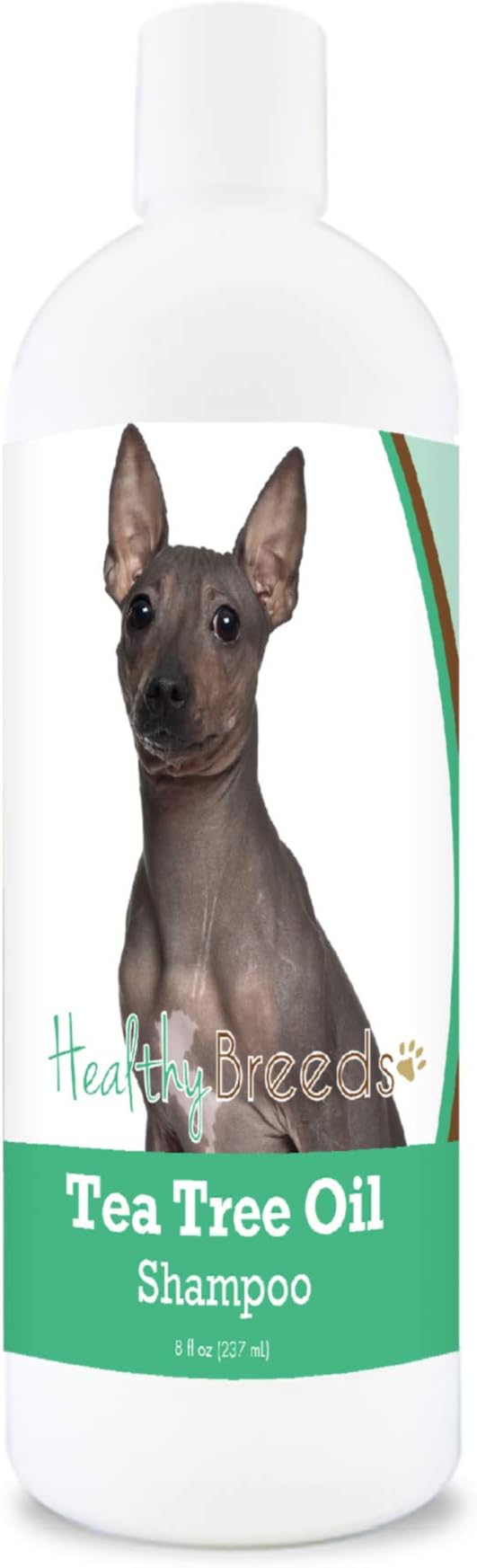 Healthy Breeds American Hairless Terrier Tea Tree Oil Shampoo – Formulated for Dry, Irritated Skin – Reduce Dandruff – Wintergreen Scent – 8 oz