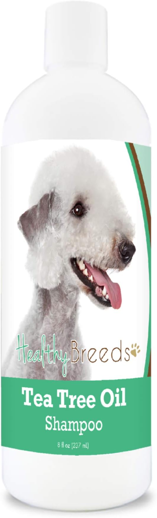 Healthy Breeds Bedlington Terrier Tea Tree Oil Shampoo – Formulated for Dry, Irritated Skin – Reduce Dandruff – Wintergreen Scent – 8 oz