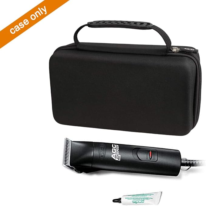 Aproca Hard Storage Travel Case, for Andis ProClip 2-Speed Detachable Blade Clipper Professional Animal Grooming AGC2