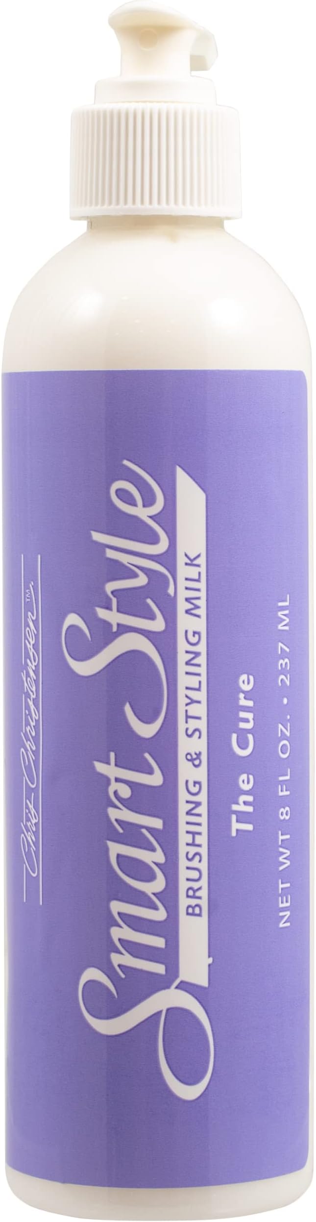 Chris Christensen Smart Style The Cure Brushing & Styling Milk, Dog Conditioner, Groom Like a Professional, 8 oz