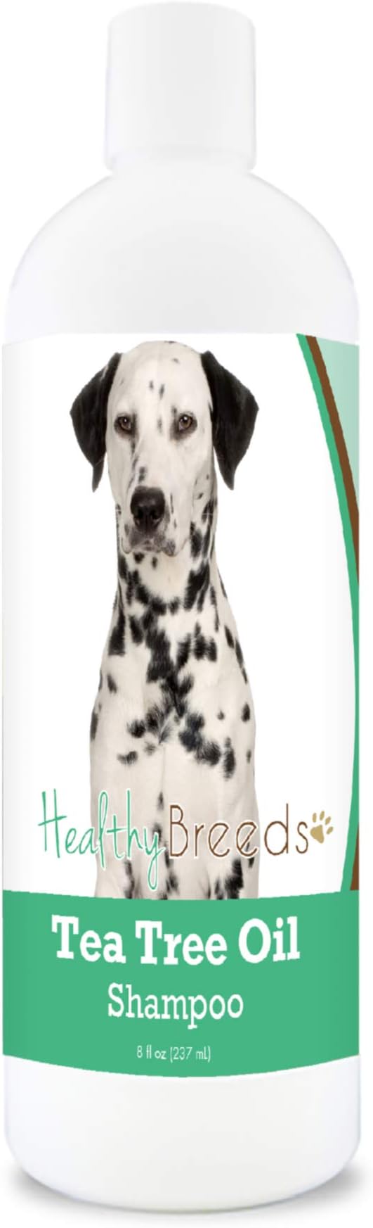 Healthy Breeds Dalmatian Tea Tree Oil Shampoo – Formulated for Dry, Irritated Skin – Reduce Dandruff – Wintergreen Scent – 8 oz