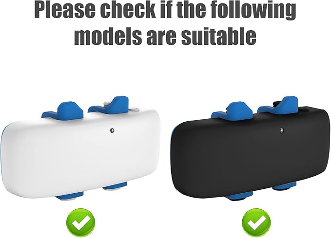 4pcs Attachment Clips, Dog GPS Silicone Clips for Cat Pet Location Activity Replacement Accessories Compatible with GPS (White)