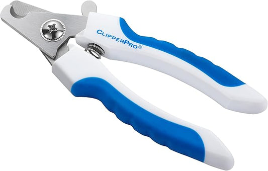 Azurro ClipperPro® Dog & Cat Pets Nail Clippers and Trimmers - Professional Pet Nail Clipper & Trimmers with Safety Guard to Avoid Over Cutting - Professional Grooming Tool for Pets