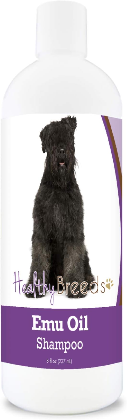 Healthy Breeds Bouvier des Flandres Emu Oil Shampoo - Gentle Cleanser That Provides Soothing Relief of Inflammation While Restoring Moisture Balance - Fruity Scent - 8 oz