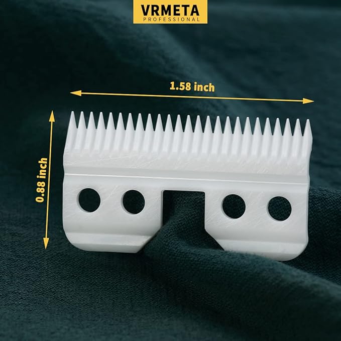 Ceramic Medium Cutter Blade Compatible for Most Andis (Pet), Oster A5, and Wahl KM Series Blades, Andis 64440 1 LS004306-C