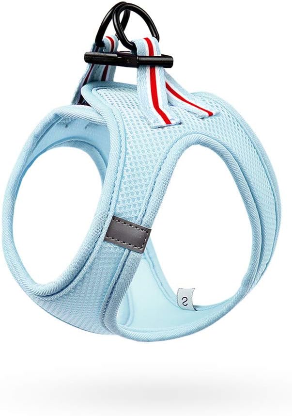 Heele Pet Step in Dog Harness, Breathable Puppy Dog Mesh Vest Harnesses, Adjustable Reflective Soft Padded for Cats Puppies Extra Small, Small Medium Dog