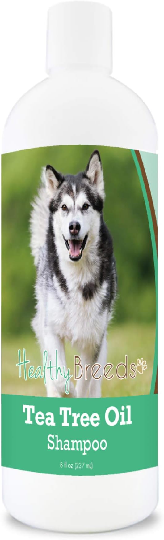 Healthy Breeds Alaskan Malamute Tea Tree Oil Shampoo – Formulated for Dry, Irritated Skin – Reduce Dandruff – Wintergreen Scent – 8 oz
