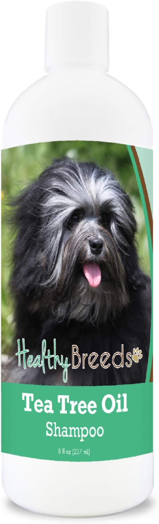 Healthy Breeds Lowchen Tea Tree Oil Shampoo – Formulated for Dry, Irritated Skin – Reduce Dandruff – Wintergreen Scent – 8 oz