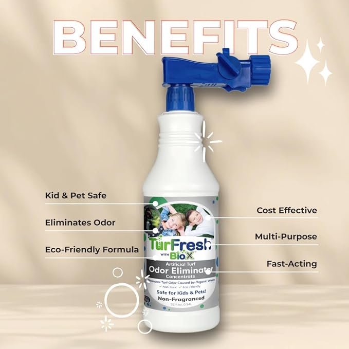 BioX+ Artificial Turf Pet Odor Eliminator 32 oz Bottle (Unscented)