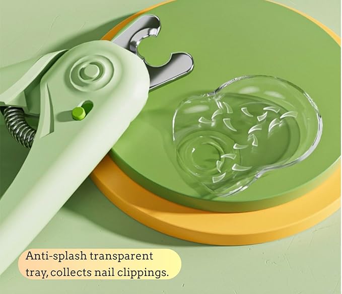 3 in 1 Dog & Cat Pets Nail Clippers and Trimmers-with Safety Guard to Avoid Overcutting. LED Dog Nail Clipper with Light, Illuminates Nails or Bloodline for Safe and Easy Trimmers,for Cats & Dogs
