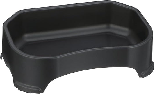 Neater Pet Brands Large Water Bowl for Dogs, Outdoor Dog Water Bowl (1.25 Gallon Extra-Large Capacity), Big Trough Style Food Dish for Indoors or Outside, No Spill Large Dog Bowls, Midnight Black