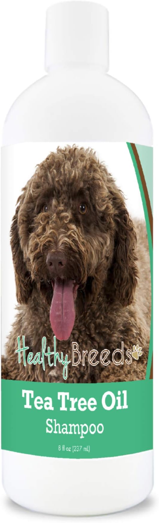 Healthy Breeds Spanish Water Dog Tea Tree Oil Shampoo – Formulated for Dry, Irritated Skin – Reduce Dandruff – Wintergreen Scent – 8 oz