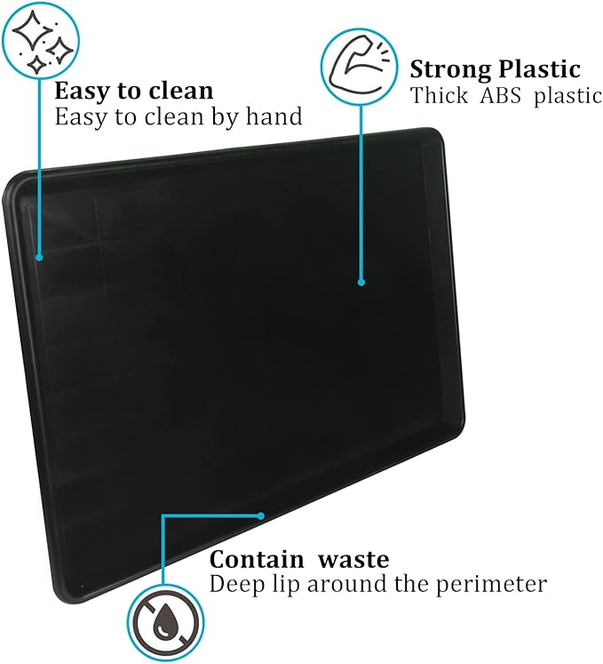 Dog Crate Tray 36" - ChewProof Replacement Pan, Easy to Clean, Easy to Assemble,Ideal for Potty Training - Perfect for Pet Crates & Kennels