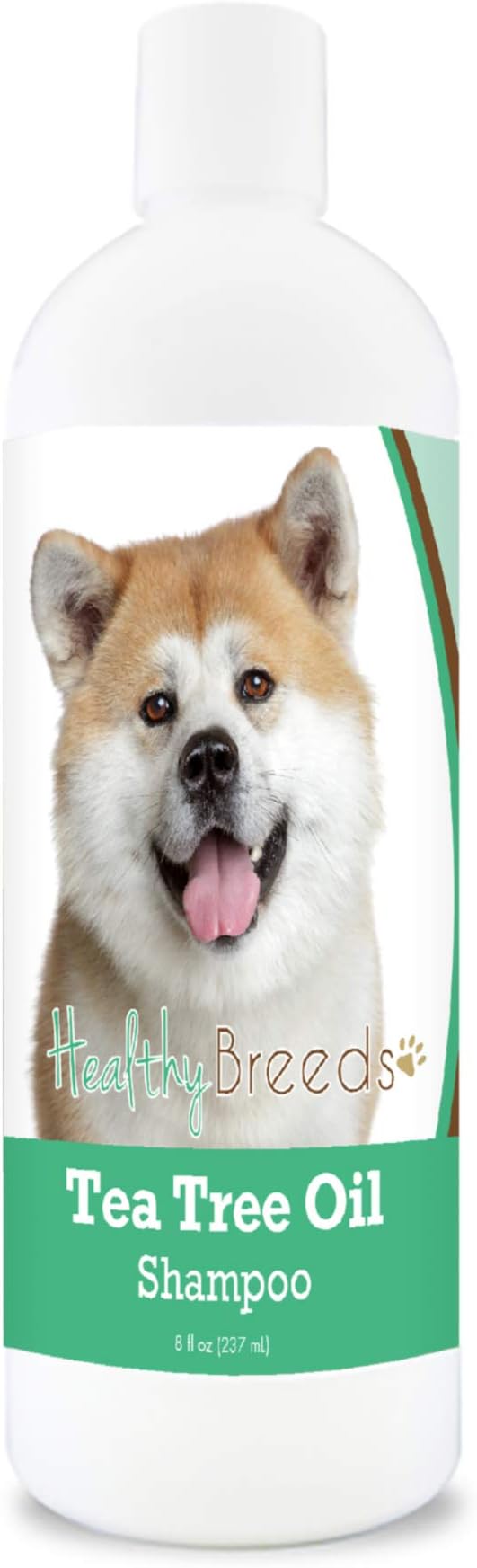 Healthy Breeds Akita Tea Tree Oil Shampoo – Formulated for Dry, Irritated Skin – Reduce Dandruff – Wintergreen Scent – 8 oz