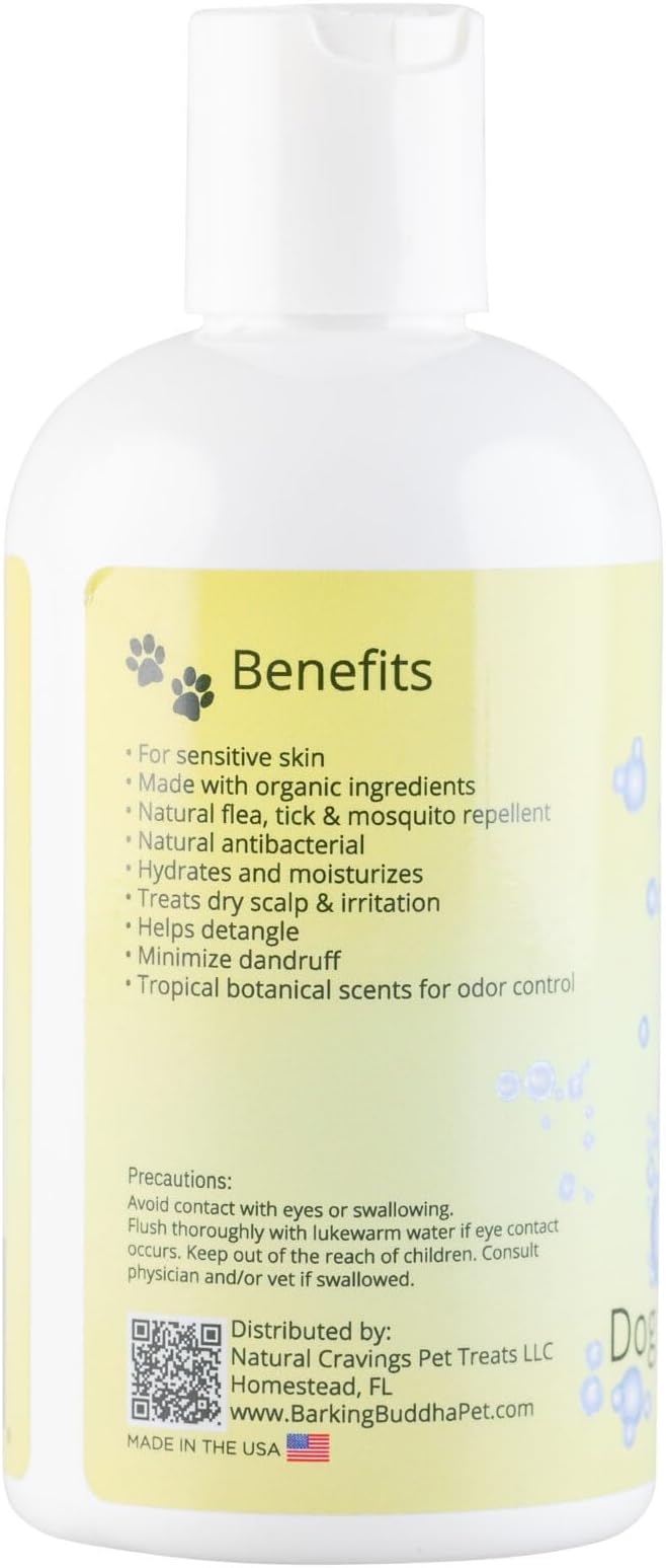 Bubbles Organic Natural 16oz Shampoo & 8oz Conditioner Combo Grab & Go Set for Dogs | Gentle, Aids in Itch Relief and Fights Dandruff - Smells Great