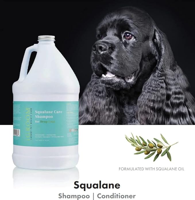 iGroom Squalane Care Dog Shampoo for Dropcoats, Luxury Pet Beauty Care, Reduce Breakage and Split Ends, Promotes Strong and Healthy Hair, Made in USA, Gallon