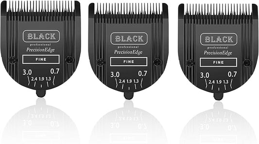 Adjustable 5 in 1 Blades Compatible with WAHL Arco,Bravura .Chromado，Creativa，Figura Dog Clippers for Dogs Grooming(Black/3PC)