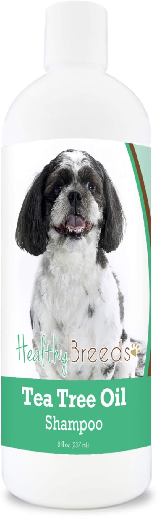 Healthy Breeds Shih-Poo Tea Tree Oil Shampoo – Formulated for Dry, Irritated Skin – Reduce Dandruff – Wintergreen Scent – 8 oz