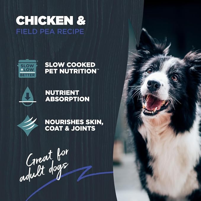 Blackwood Grain Free Dry Dog Food, Chicken & Field Pea Recipe, 10 Pound Bag for All Life Stages, Slow Cooked with Vitamins & Minerals for a Balanced Diet