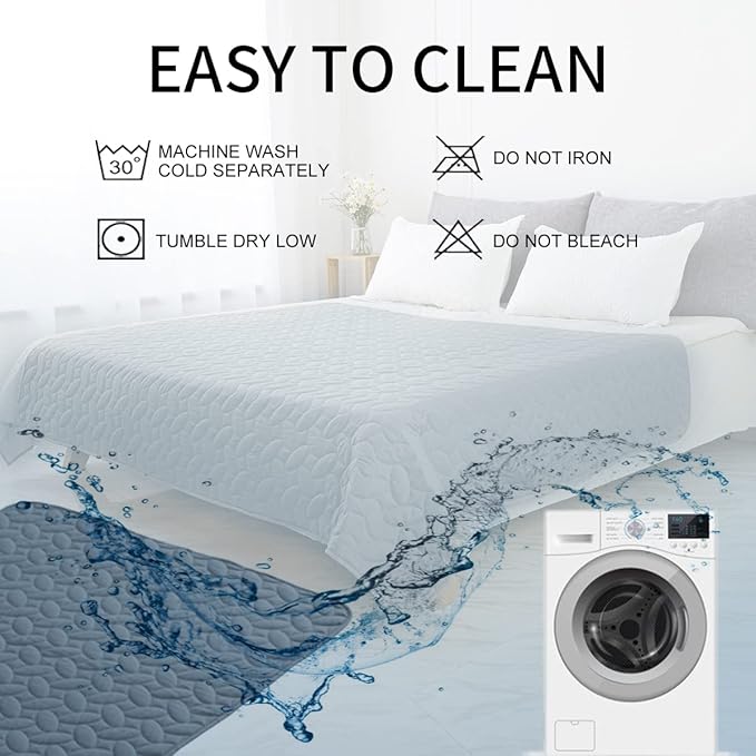 Ameritex Pet Bed Cover Dog Bed Blanket for Sofa and Furniture Waterproof New Pattern Design (30x70 Inch, Navyblue)