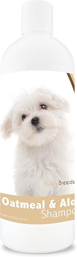 Healthy Breeds Maltese Oatmeal Shampoo with Aloe 16 oz