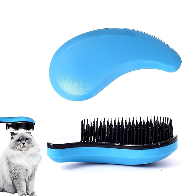 Cat Brush for Shedding - Perfect Grooming Tool for Long-Haired Cats | Deshedding & Hair Remover for Indoor Pets