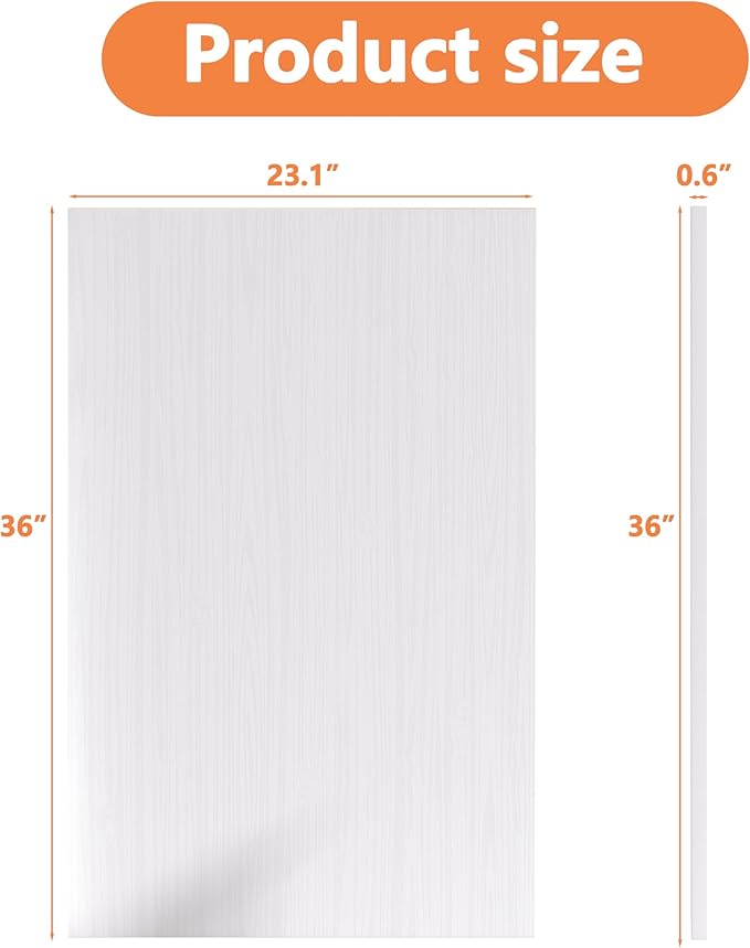 Piskyet Dog Crate Topper Wood Countertop for 48 42 36 30 24 inch Dog Cage, Dog Crate Cover,Dog Kennel Topper(Crate Not Include) (White, for 36 Inch Crate)