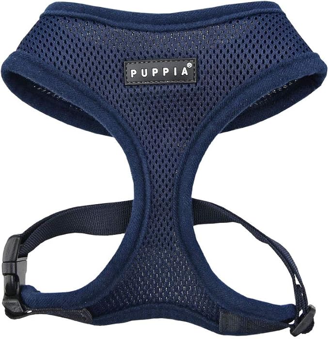 Puppia Soft Dog Harness, Navy, XX-Large (PDCF-AC30-NY-XXL)