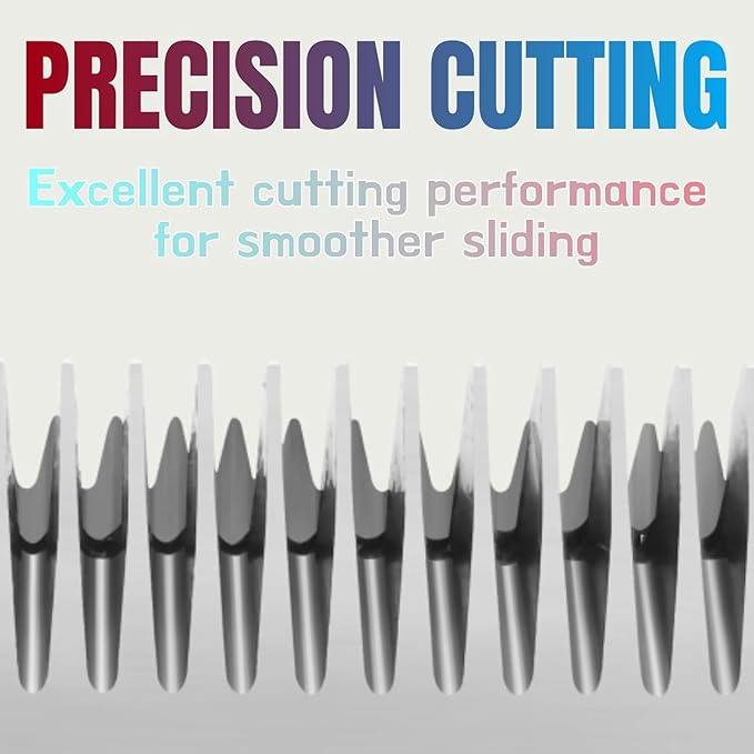 5FW Pet Dog Grooming Detachable Wide Blades,Compatible with Andis,Oster A5,Wahl KM10 Clippers,Cut Length 1/4"(6.3mm)