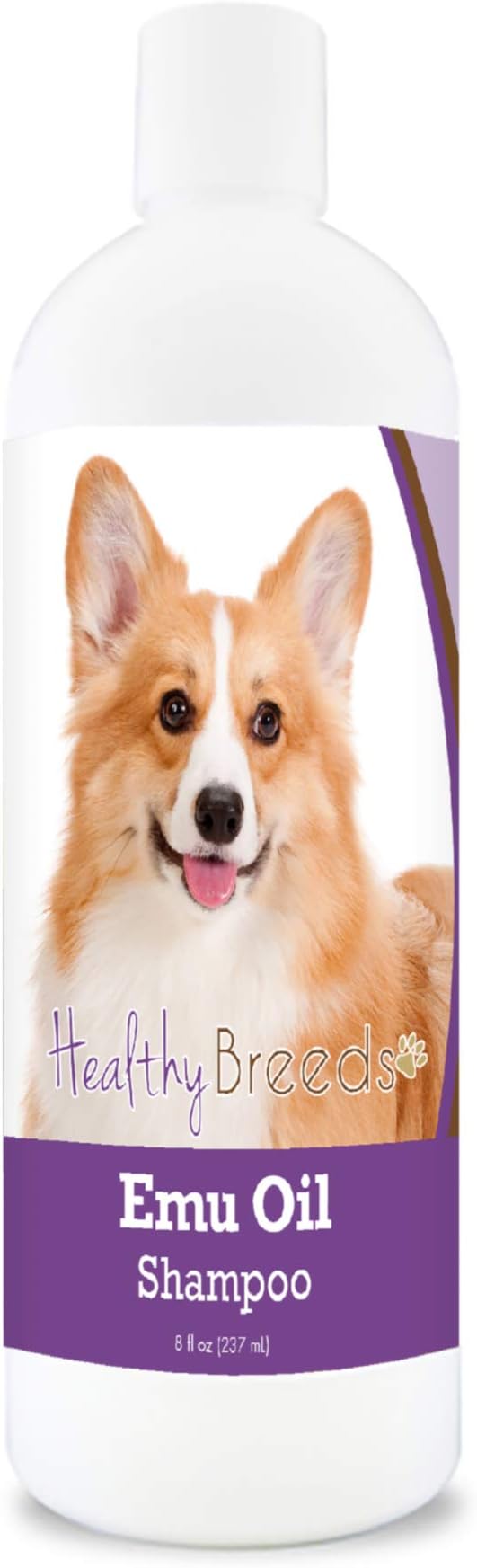 Healthy Breeds Pembroke Welsh Corgi Emu Oil Shampoo - Gentle Cleanser That Provides Soothing Relief of Inflammation While Restoring Moisture Balance - Fruity Scent - 8 oz