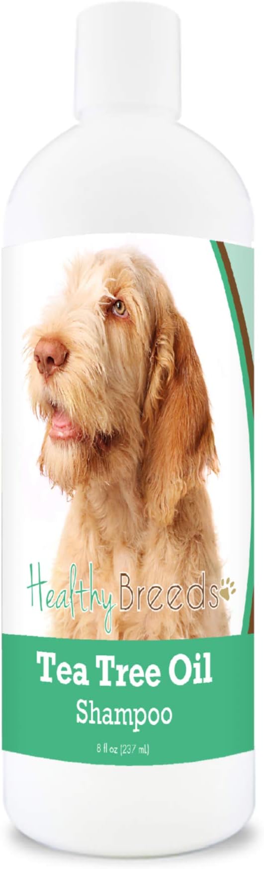 Healthy Breeds Spinoni Italiani Tea Tree Oil Shampoo – Formulated for Dry, Irritated Skin – Reduce Dandruff – Wintergreen Scent – 8 oz