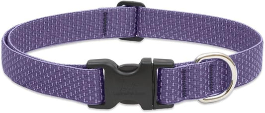 LupinePet Eco 1" Lilac 16-28" Adjustable Collar for Large Dogs