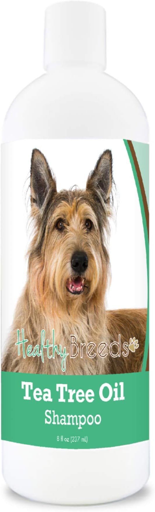 Healthy Breeds Berger Picard Tea Tree Oil Shampoo – Formulated for Dry, Irritated Skin – Reduce Dandruff – Wintergreen Scent – 8 oz