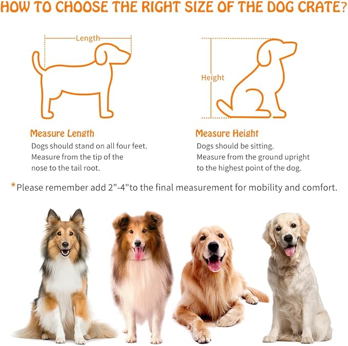 Dog Crate Furniture with Drawers and Cushion, 39.4" 3-Doors Dog Furniture, Wooden Dog House Kennel for Large/Medium/Small Dog, Dog Crate Table, Indoor End Table Dog House (Rustic Brown)