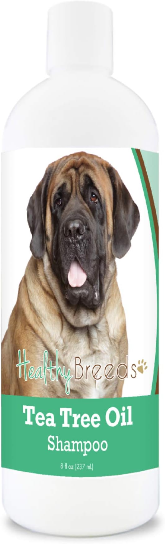 Healthy Breeds Mastiff Tea Tree Oil Shampoo – Formulated for Dry, Irritated Skin – Reduce Dandruff – Wintergreen Scent – 8 oz