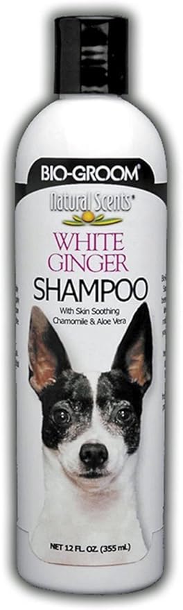 Bio-Groom White Ginger Dog Shampoo – Natural Scent Pet Shampoo, Aloe Vera, Chamomile, Cat & Dog Bathing Supplies, Puppy Wash, Cruelty-Free, Made in USA, Quick Rinse Cat Shampoo – 12 fl oz 1-Pack
